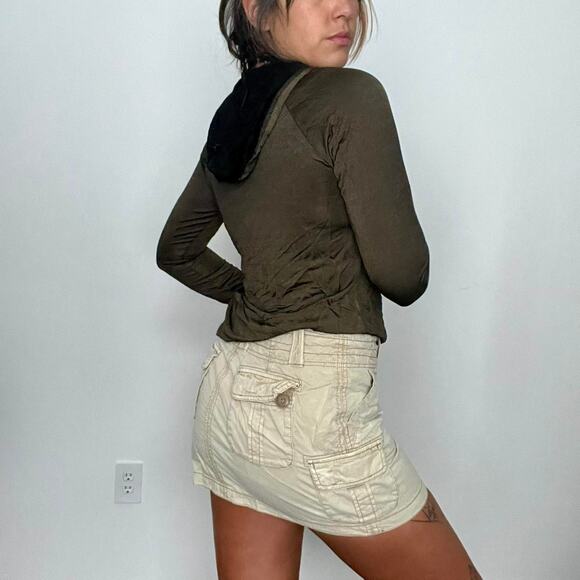 Gorpcore hooded top olive green - Picture 2 of 3